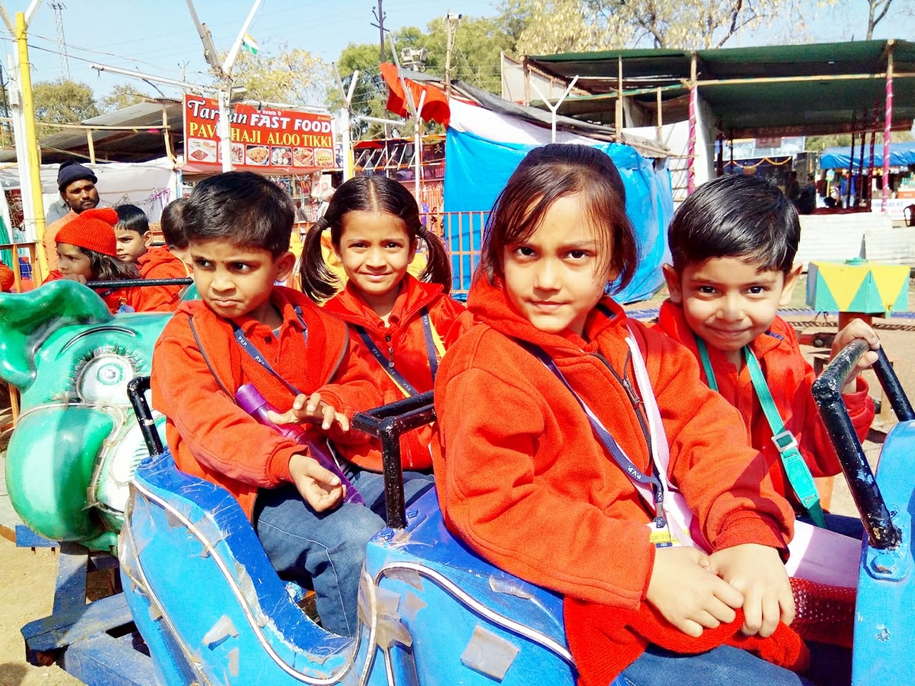 Our Pre-Primary and Primary students went to Mela (Fair).